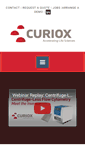 Mobile Screenshot of curiox.com